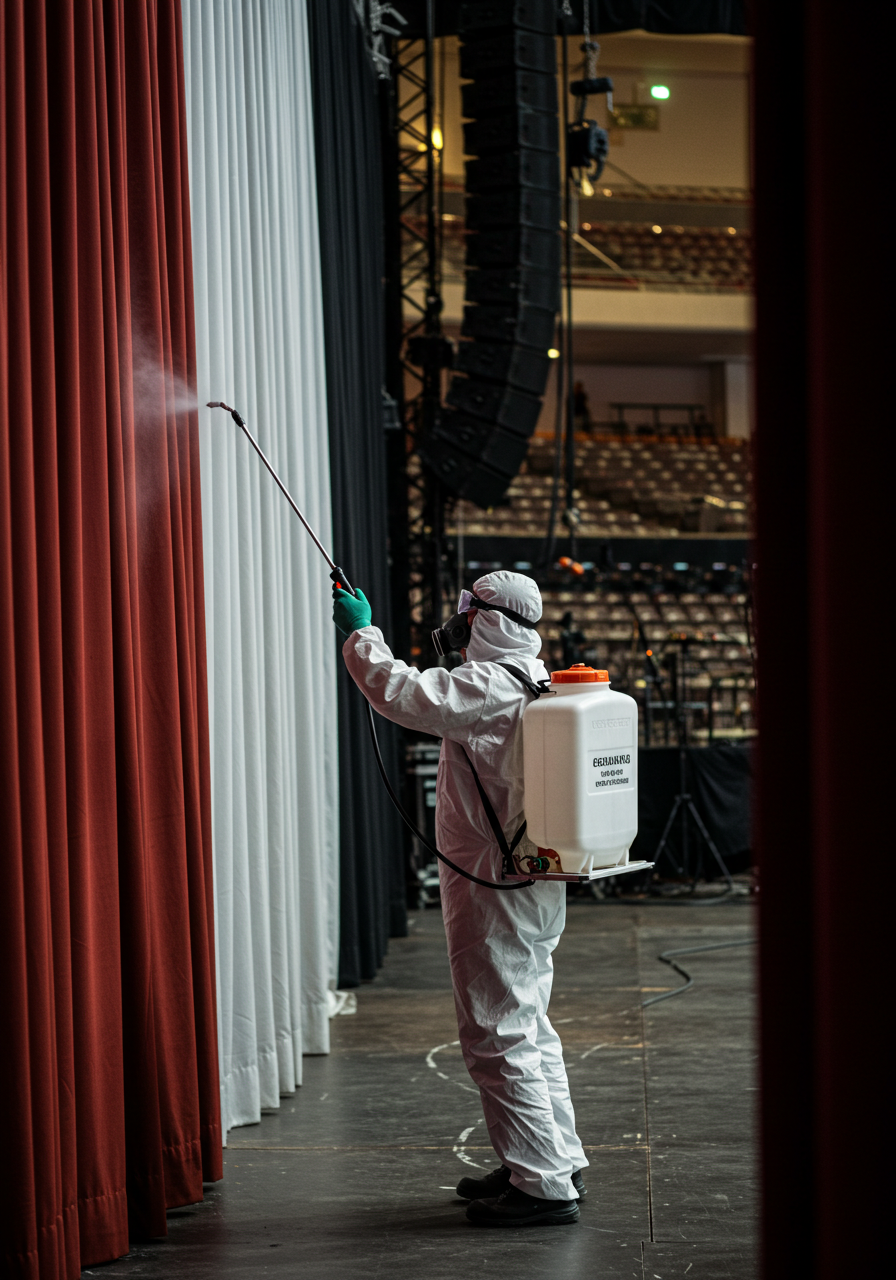 Imagem de fundo do serviço Ignifugação para Eventos